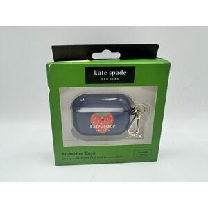 Kate Spade New York Protective AirPods Pro Case - Strawberry - Blue and Red